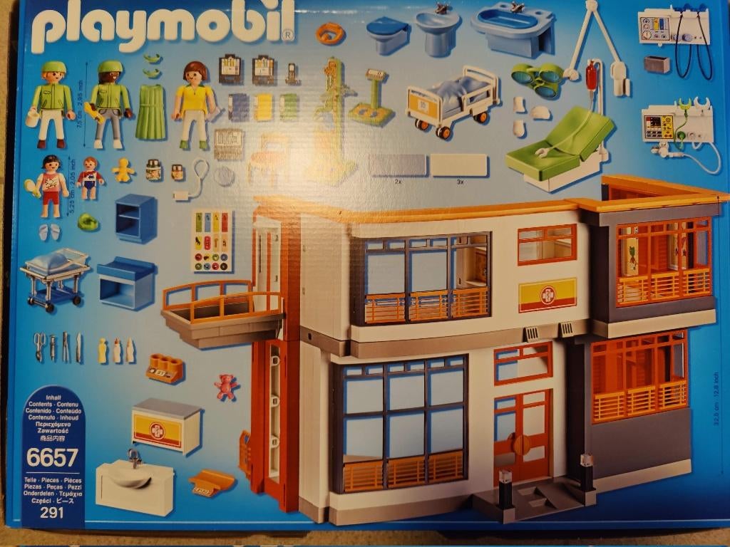 Playmobil 6657 Kinderziekenhuis, Enlèvement, Comme neuf, Ensemble complet