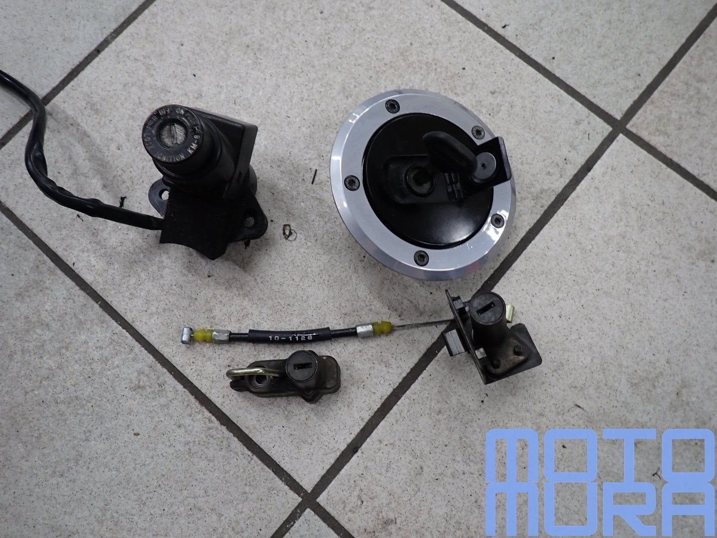 Slotenset voor de Kawasaki ZZR 1200 2002 - 2005 ZZR1200 slot, Enlèvement ou Envoi, -, -, -