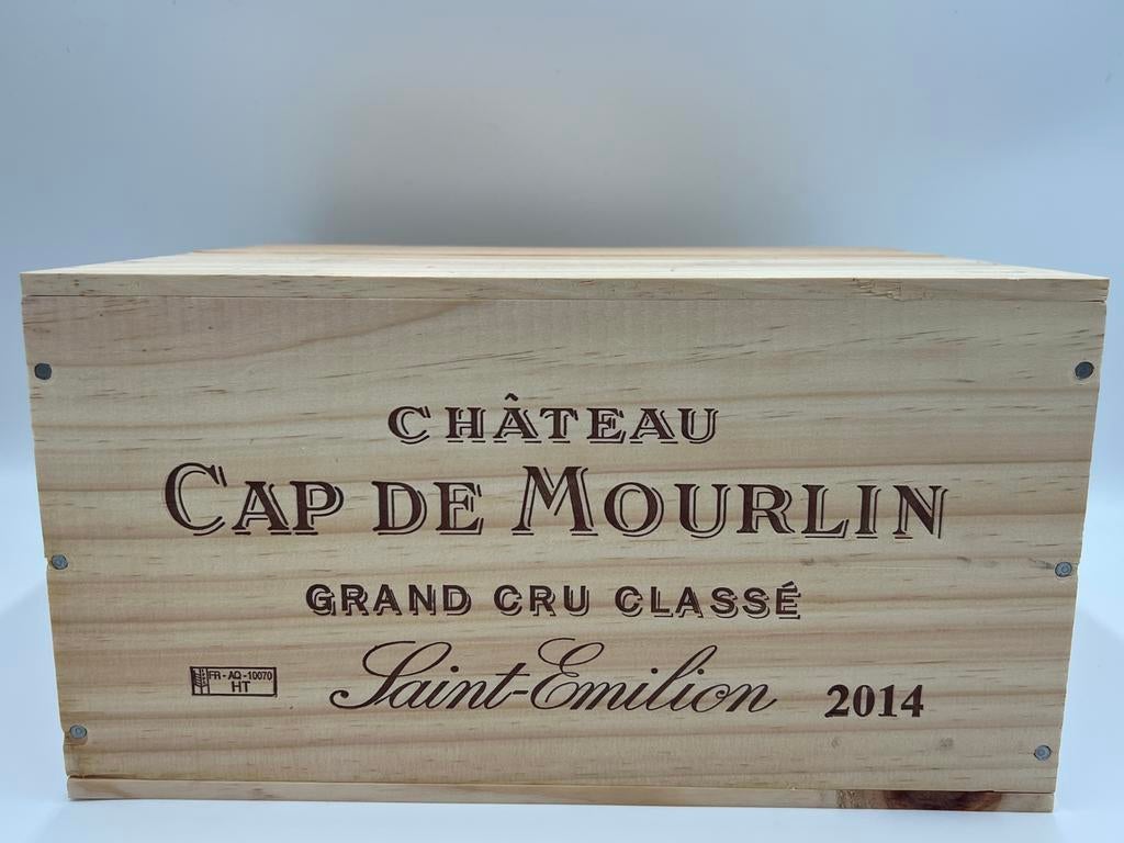 Cap de Mourlin 2014 Saint-Emilion Grand Cru Classé in OWC, Frankrijk, Nieuw, Ophalen of Verzenden, Rode wijn