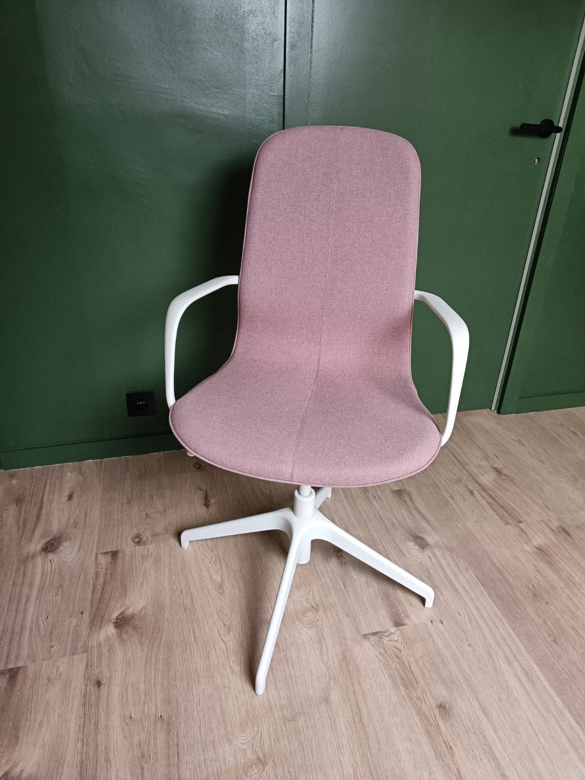 Langfjall ergonomische bureaustoel, roze bekleding, Ophalen, Roze, Bureaustoel