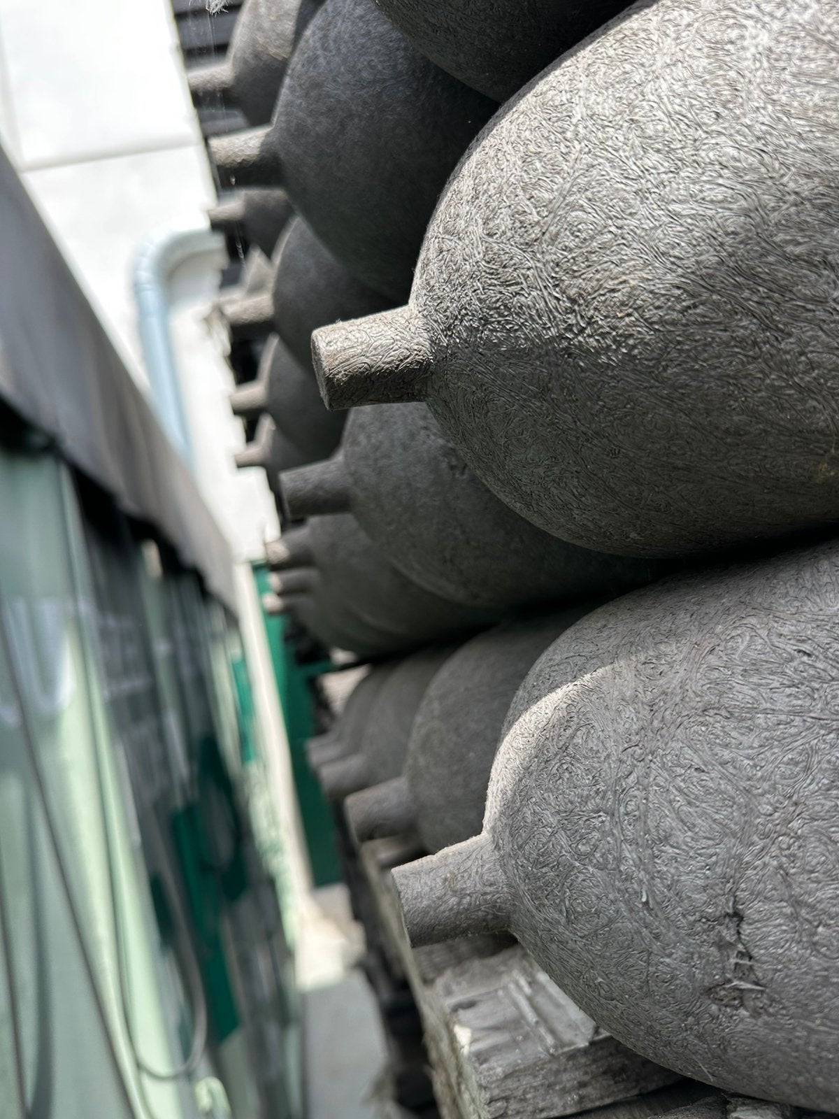 Gerecycleerde kunststof palen, Enlèvement, Neuf, Poteaux