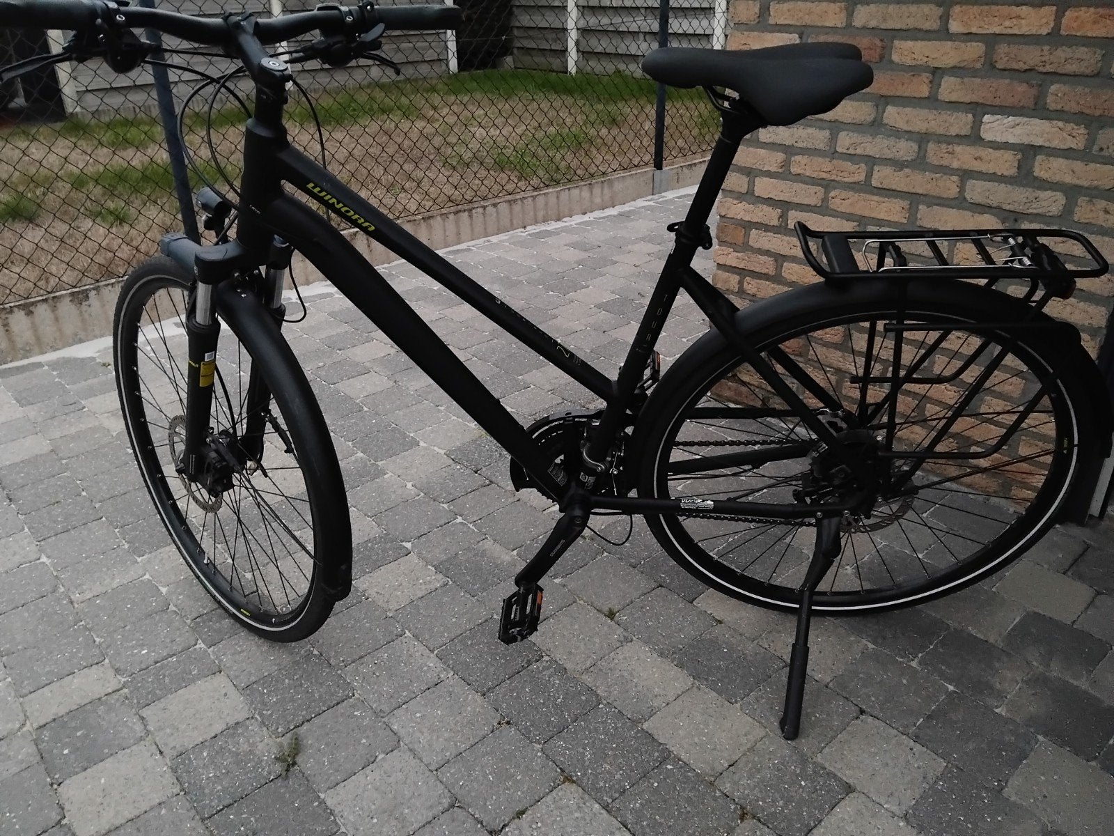dames citybike mat zwart, Ophalen, Zo goed als nieuw, 15 tot 20 versnellingen, Overige merken