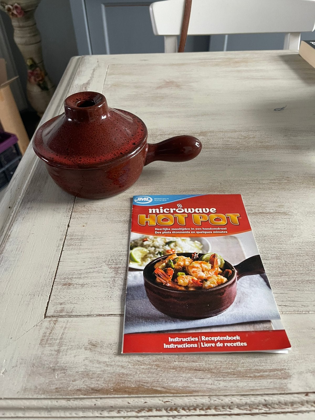 Hotpot microwave, Ophalen, Zo goed als nieuw