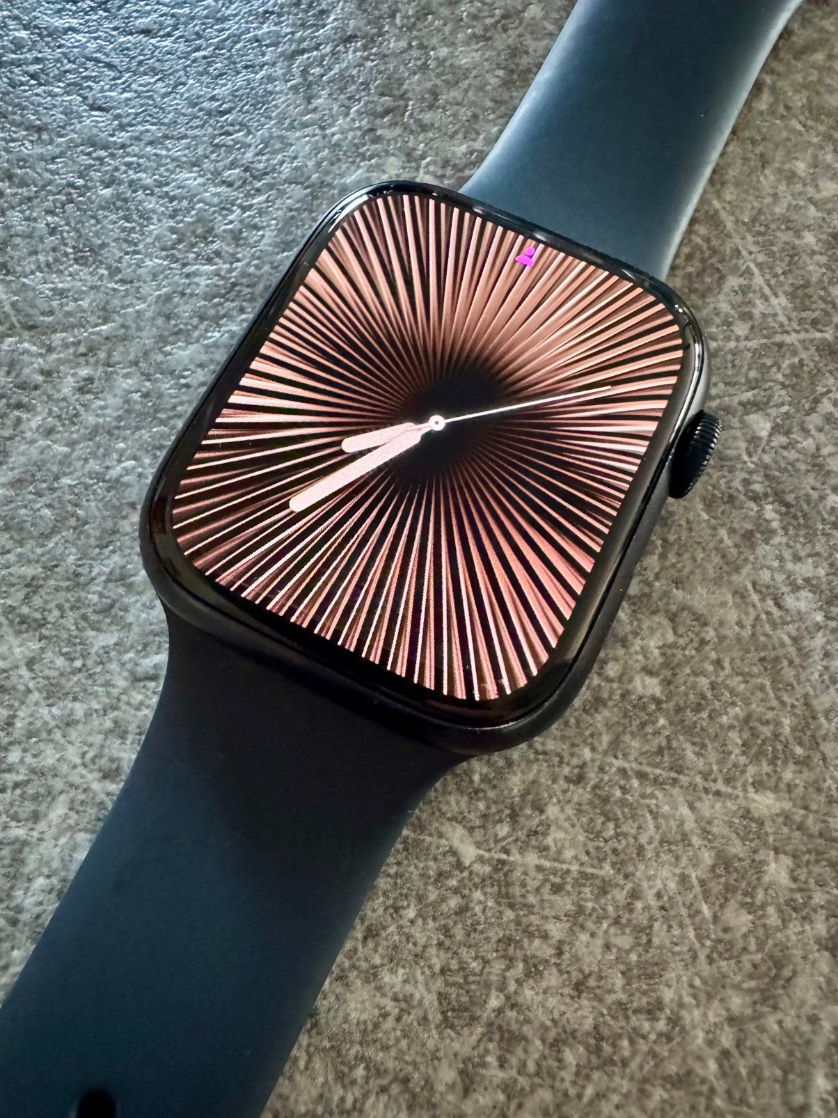Apple Watch series 8, Handtassen en Accessoires, Smartwatches, Ophalen, Gebruikt, Zwart, IOS