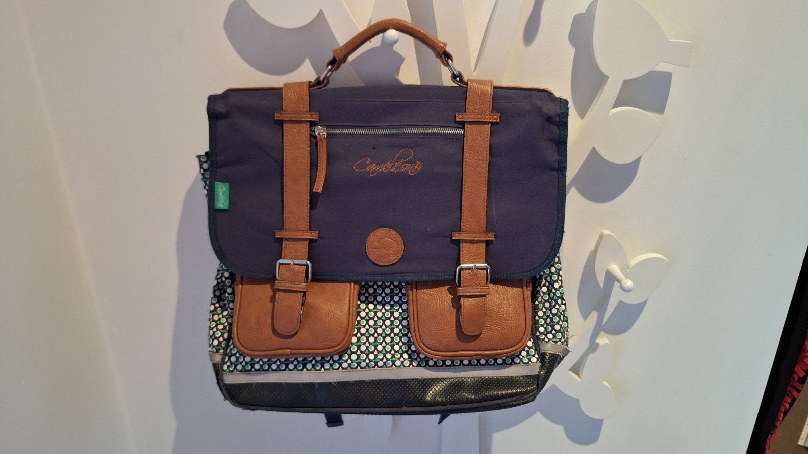 Boekentas Cameleon, Ophalen, Blauw