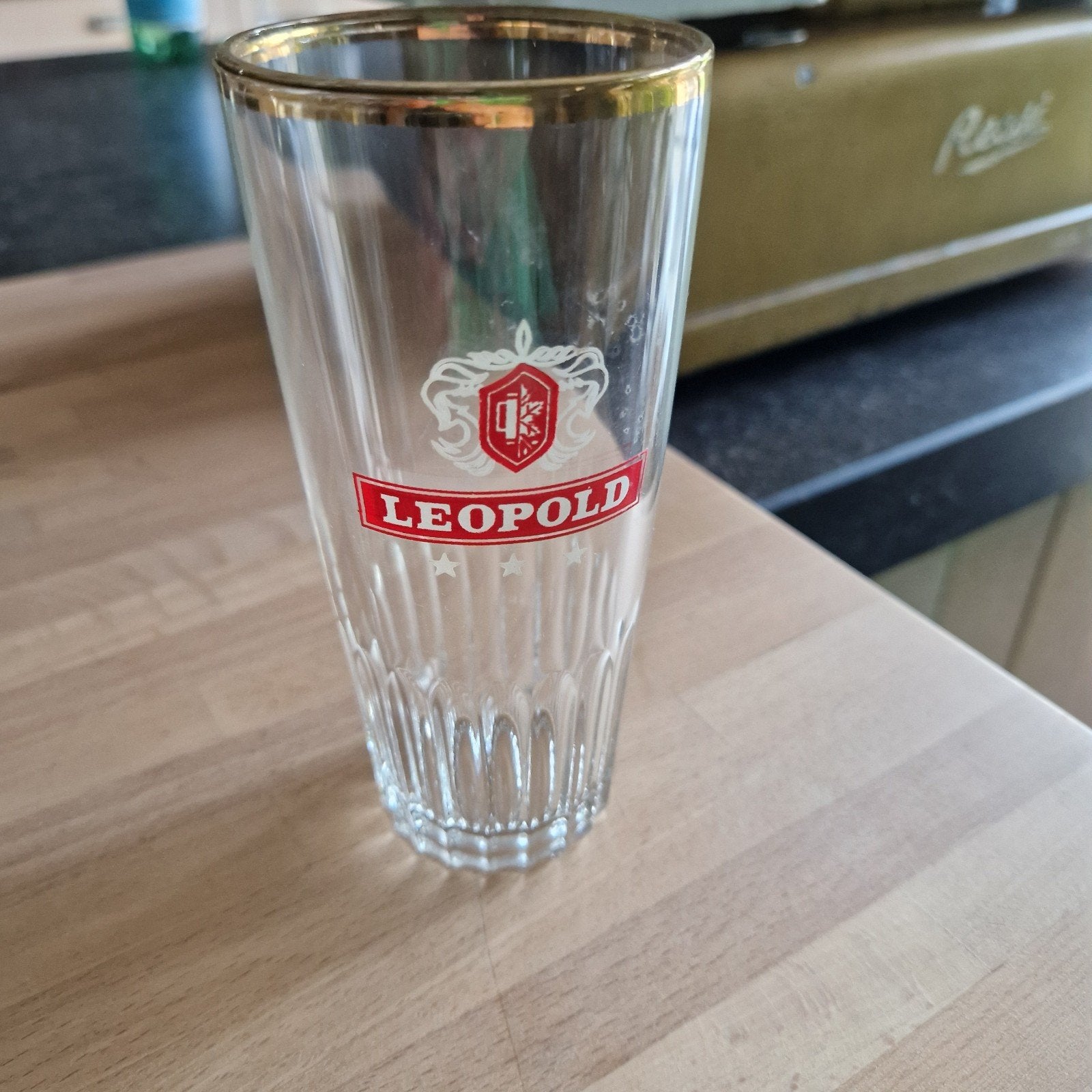 verre de bière  Leopold, Collections, Enlèvement ou Envoi