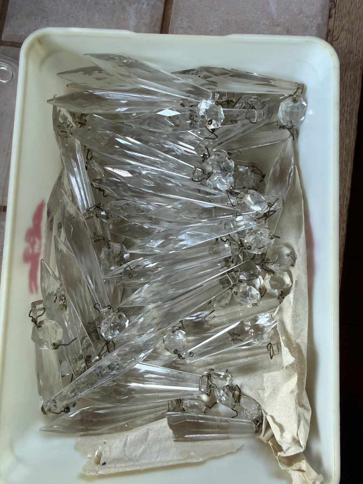 Kristallen hangers, Ophalen of Verzenden