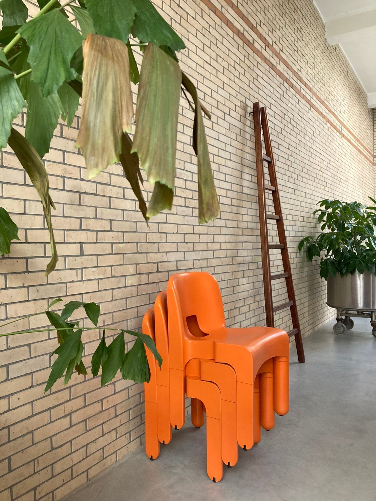 Joe Colombo Universale chairs x 3, Ophalen, Zo goed als nieuw