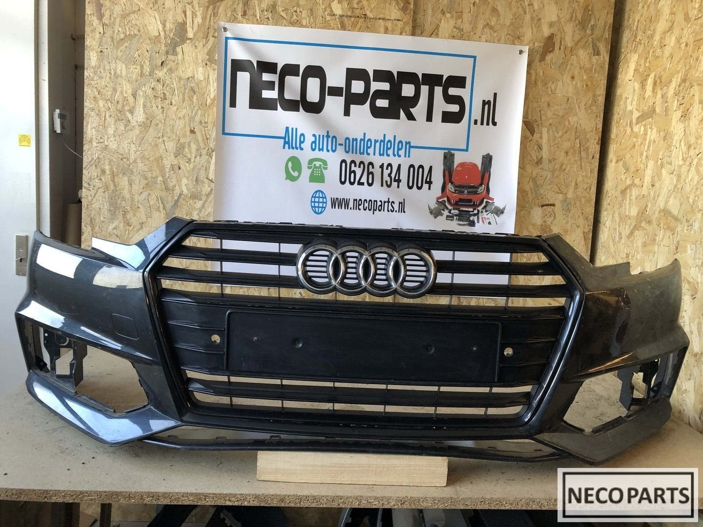 A4 B9 8W S4 s line bumper voorbumper 2016-2019 origineel, Autos : Pièces & Accessoires, -, Audi, Utilisé, -