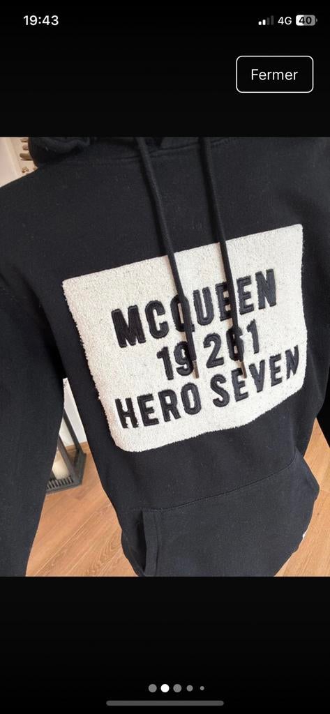 Sweat-shirt Hero Seven McQueen M, Enlèvement
