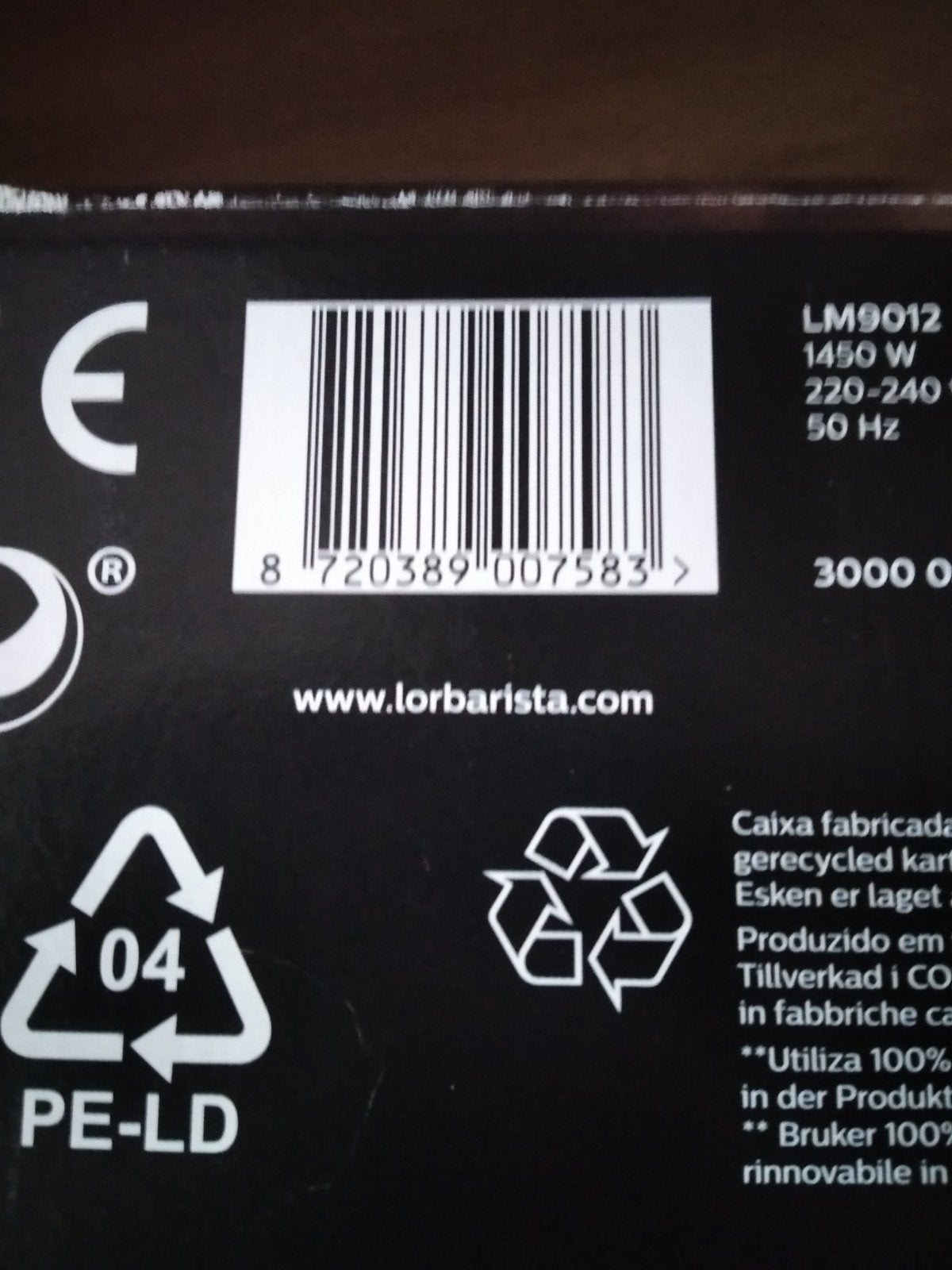L’OR LM9012/40 Koffiezetapparaat voor capsules, Ophalen, Nieuw, Koffiemachine