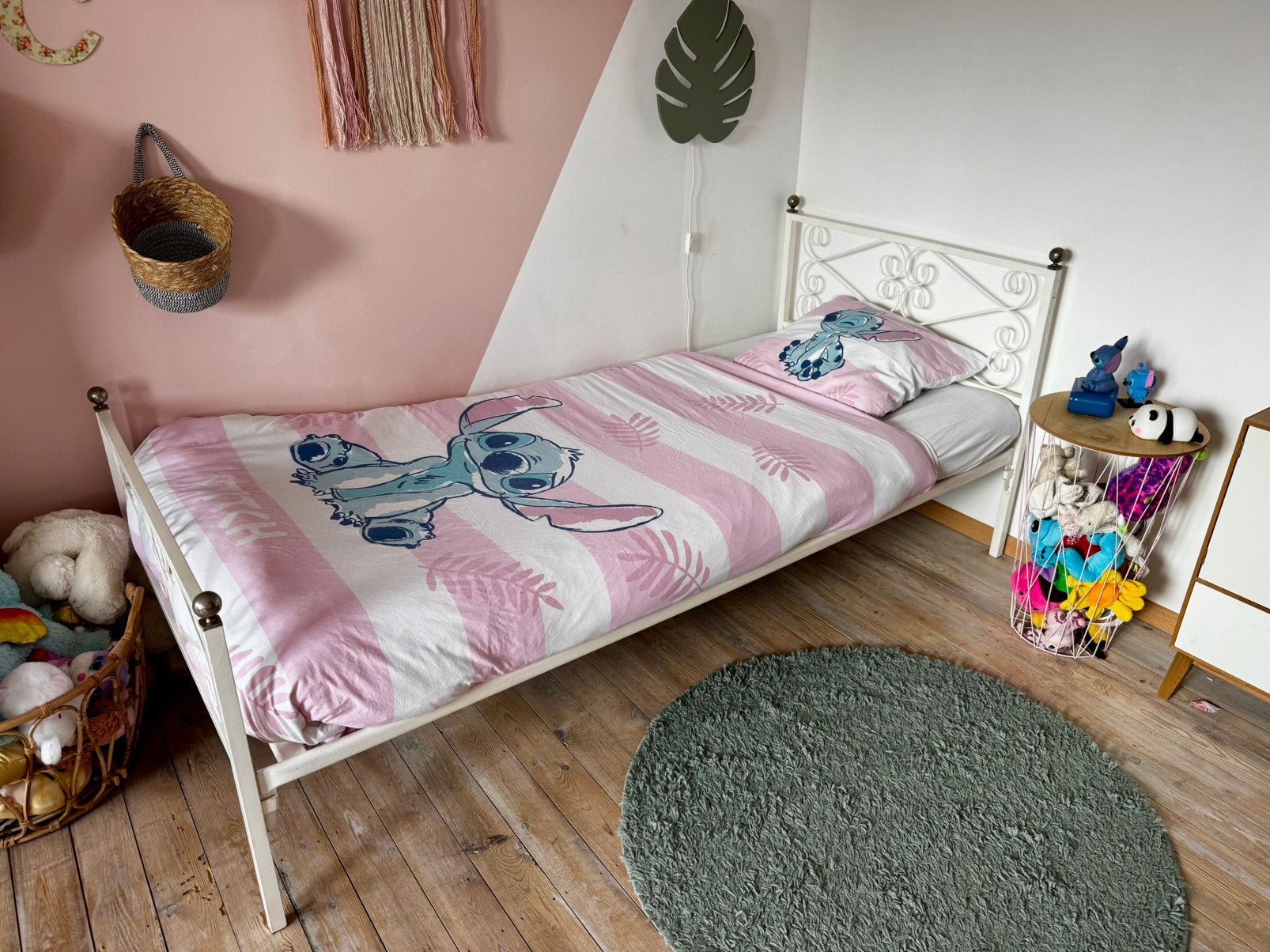 Lit enfant 90x200 avec sommier et matelas, Matelas, 85 à 100 cm, Enlèvement, 180 cm ou plus