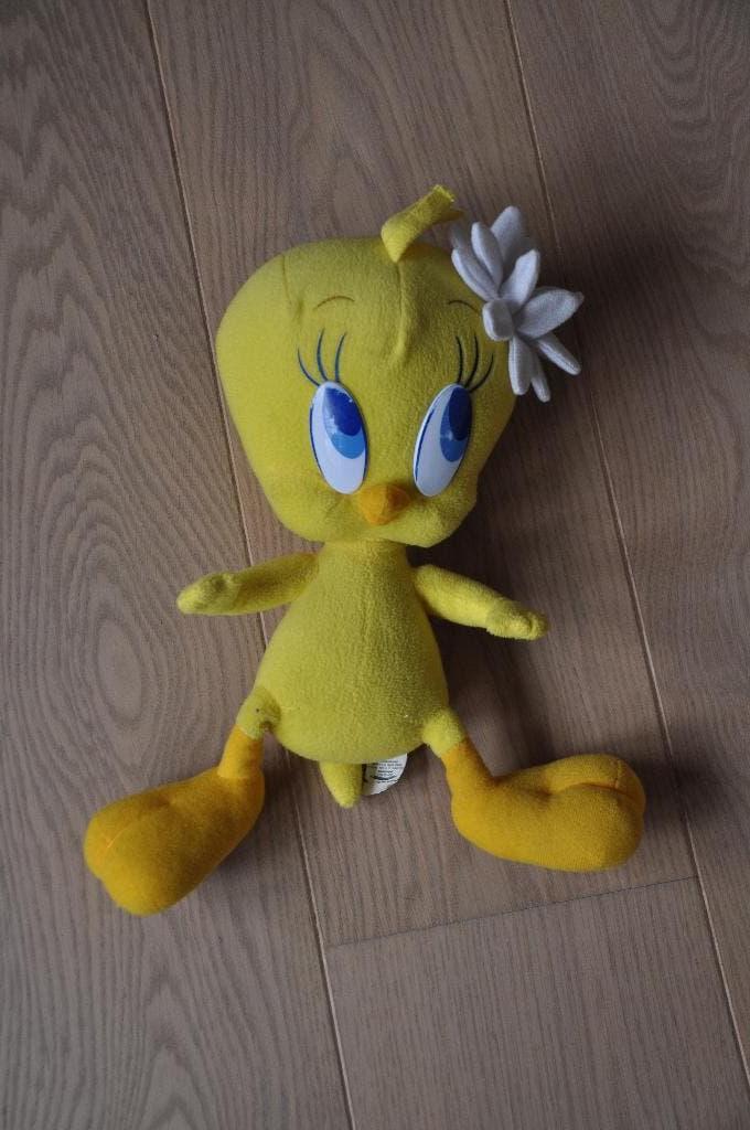 Pluchen knuffel Tweety, Ophalen, Gebruikt, Geel, Middelgroot (20 tot 80 cm)