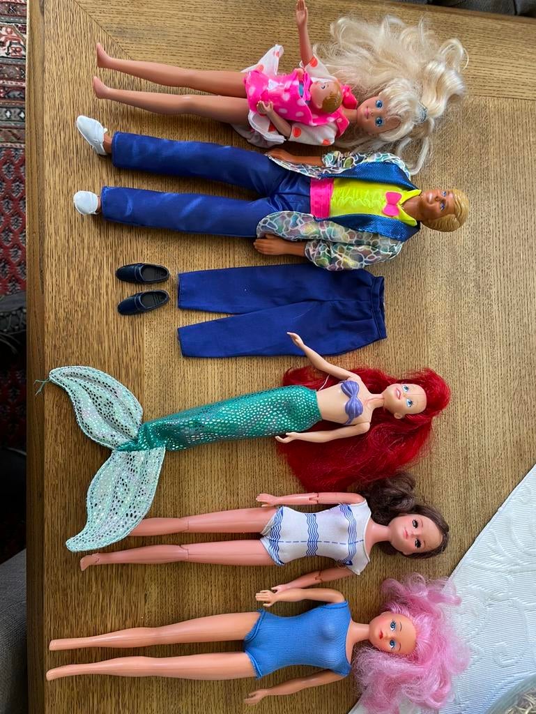 Barbiepoppen, Kinderen en Baby's, Speelgoed | Poppen, Ophalen, Gebruikt, Babypop