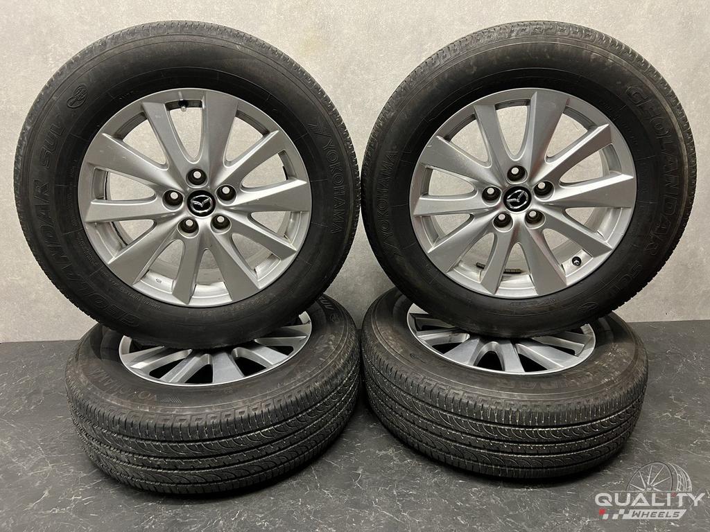 17” Mazda CX-5 2011+ Velgen + Banden 225/65/17 225/65R17 225, Gebruikt, -, -, Banden en Velgen