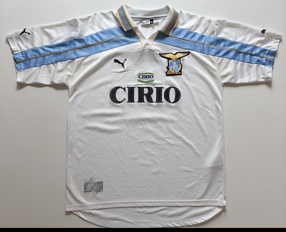 Lazio Roma Voetbal Uitshirt Origineel 1999, Ophalen of Verzenden