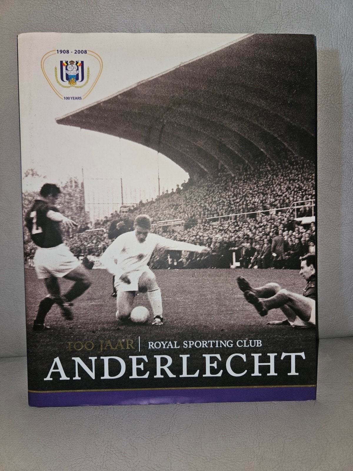 S. Loock - 100 jaar Anderlecht met paar handtekeningen, Ophalen, S. Loock