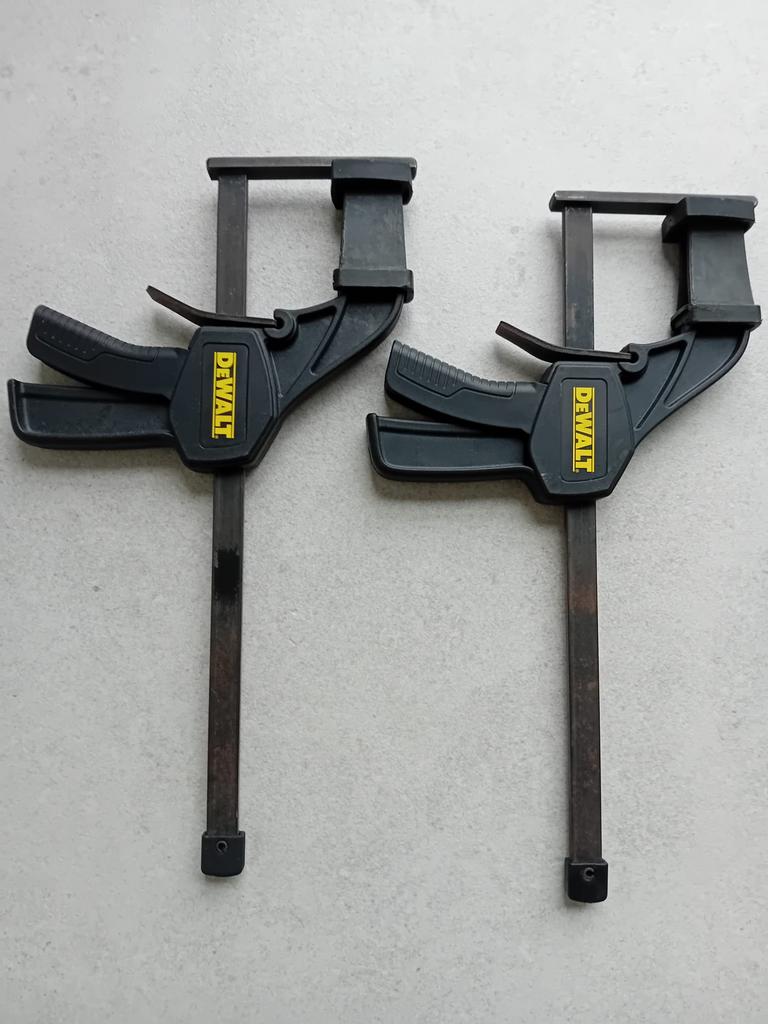 DeWalt snelspanklemmen voor geleiderails, Doe-het-zelf en Bouw, Ophalen, Gebruikt
