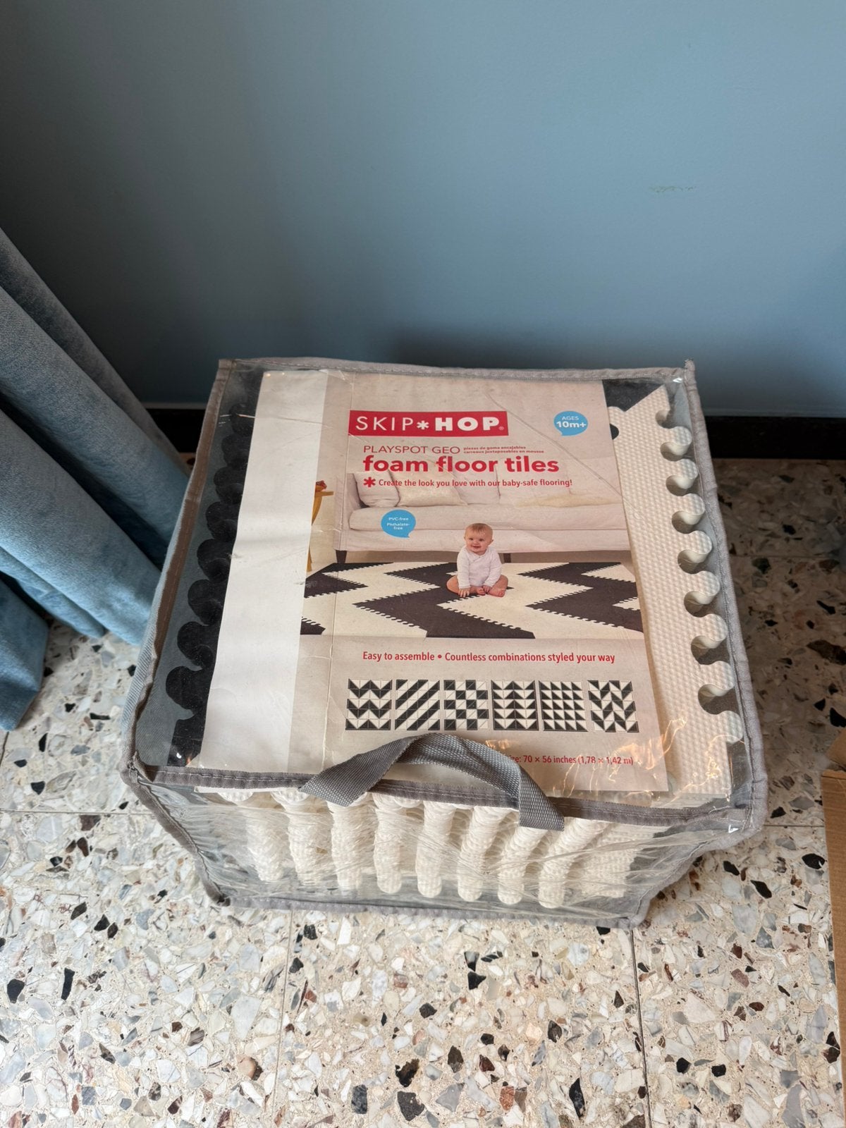 Speelmat - vloertegels foam, Kinderen en Baby's, Ophalen, Gebruikt