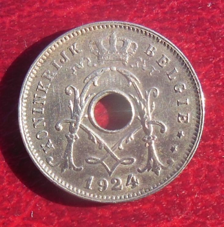 1924 5 centimen NL Albert 1er, Envoi, Métal, Monnaie en vrac
