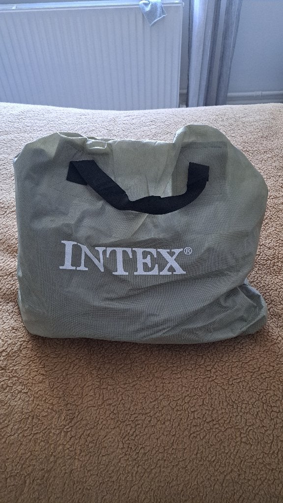 Matelas gonflable INTEX 2 personnes, Caravanes & Camping, Enlèvement, Comme neuf, 2 personnes