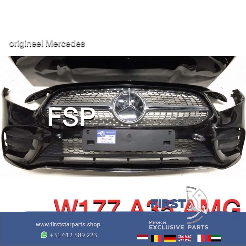 W177 A 35 AMG Klasse Voorbumper + diamand gril COMPLEET orig, Utilisé, -, -, Enlèvement ou Envoi