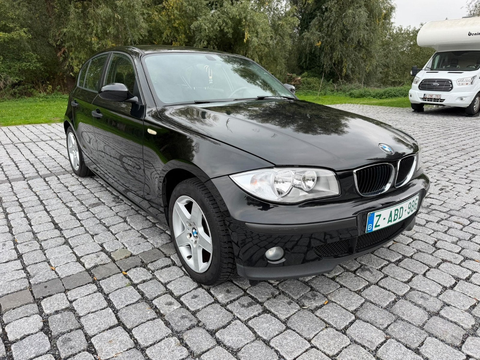 BMW 116I BENZINE EURO4 AIRCO TOP STAAT KLAAR VOOR INSCHRIJVI, Auto's, Elektrische ramen, Zwart, 4 cilinders, 1600 cc