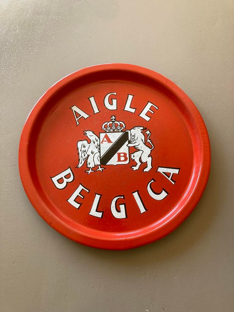Aigle Belgica emaille plateau, Verzamelen, Ophalen of Verzenden