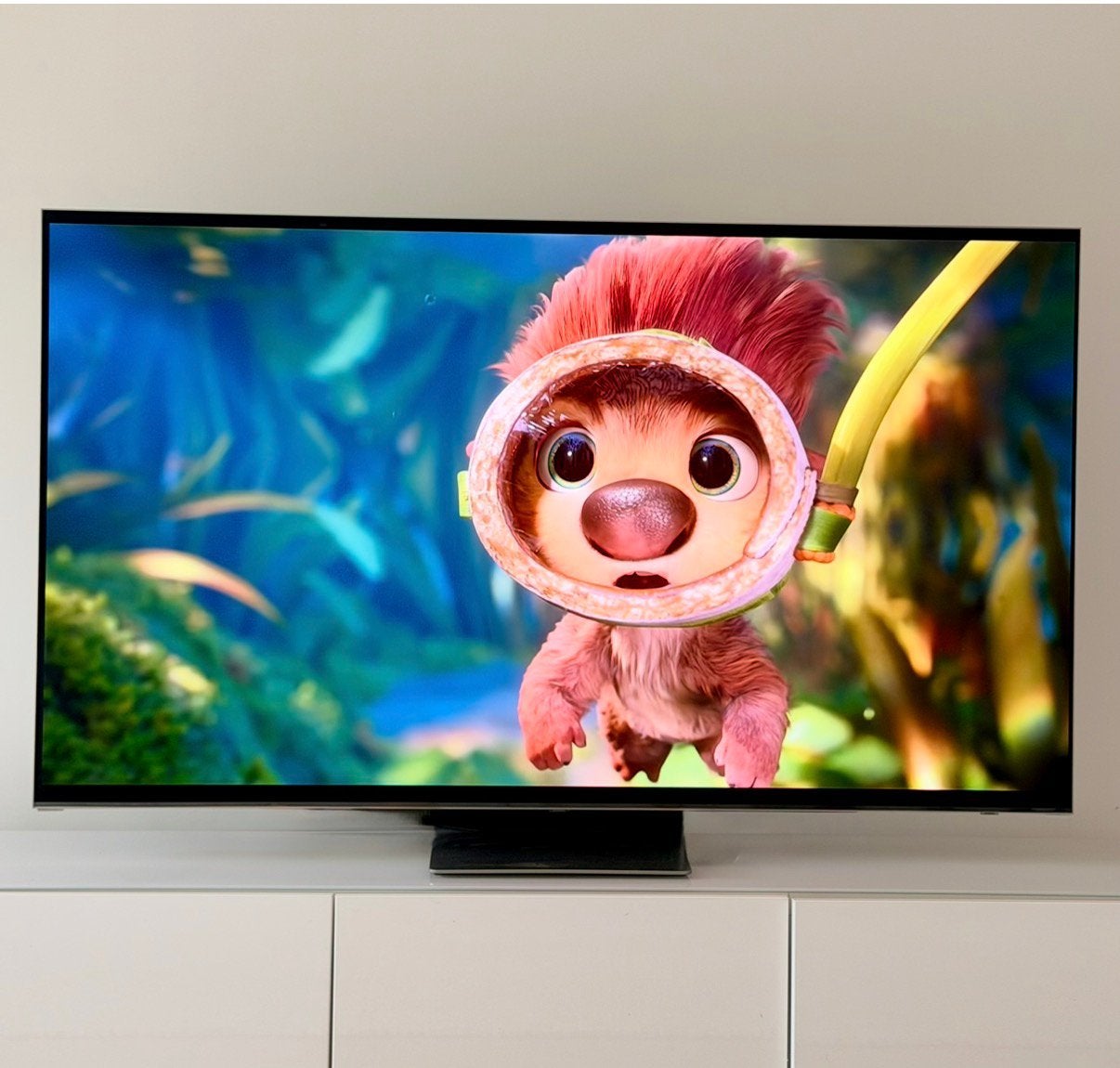 Samsung 65” OLED 4K S95B (2022) – Toptoestel, Audio, Tv en Foto, Televisies, Ophalen, Zo goed als nieuw, Samsung, 4k (UHD)