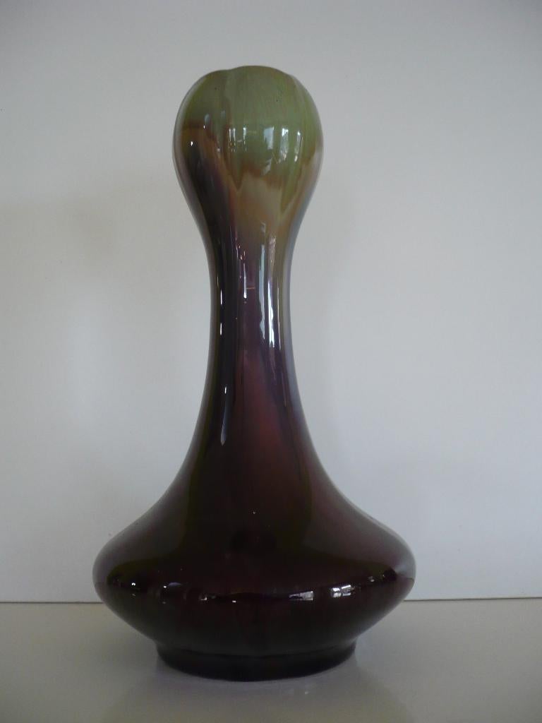 Vaas Faience de Thulin Art Deco Belgium, Enlèvement ou Envoi