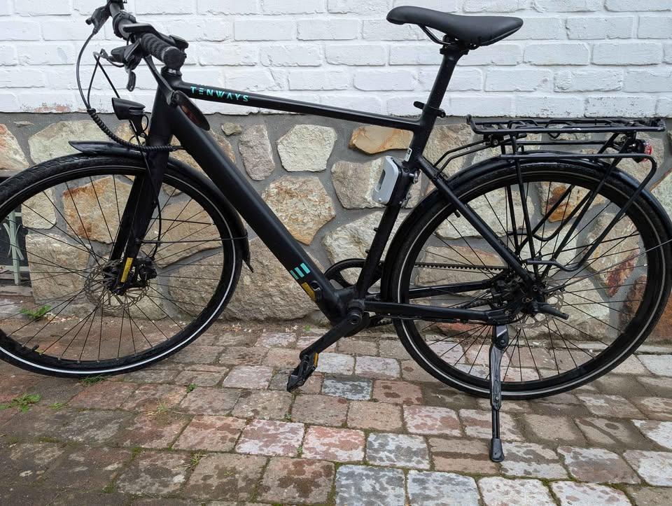 Tenways CGO 600 Black, Vélos & Vélomoteurs, Vélos | Hommes | Vélos pour homme, Autres marques, Enlèvement, Frein à disque, 53 à 57 cm