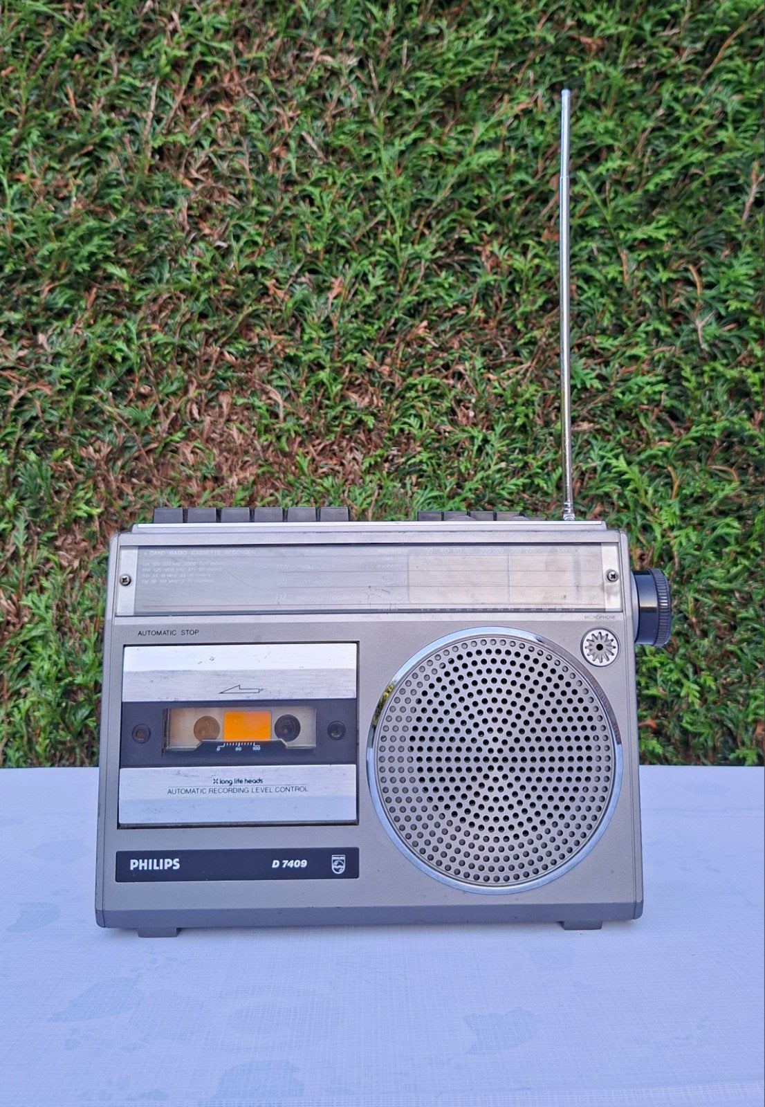 Vintage Philips D7409 radio-cassetterecorder – jaren 80, Ophalen