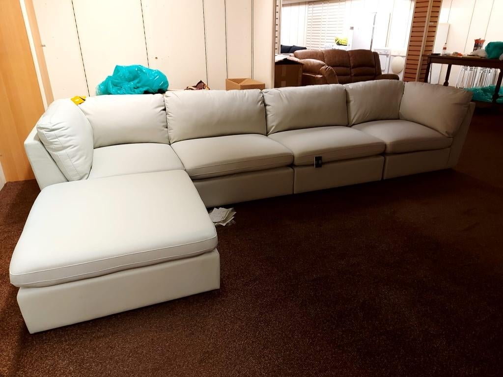 Hoeksalon nieuw, Ophalen of Verzenden, Nieuw, Leer, Modern en Casual