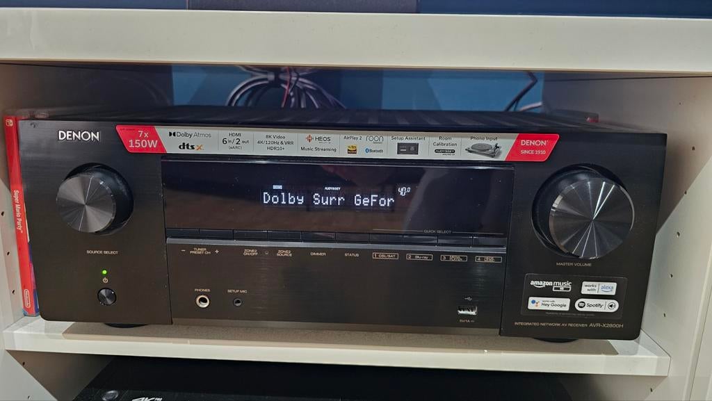 Denon x2800h, Enlèvement