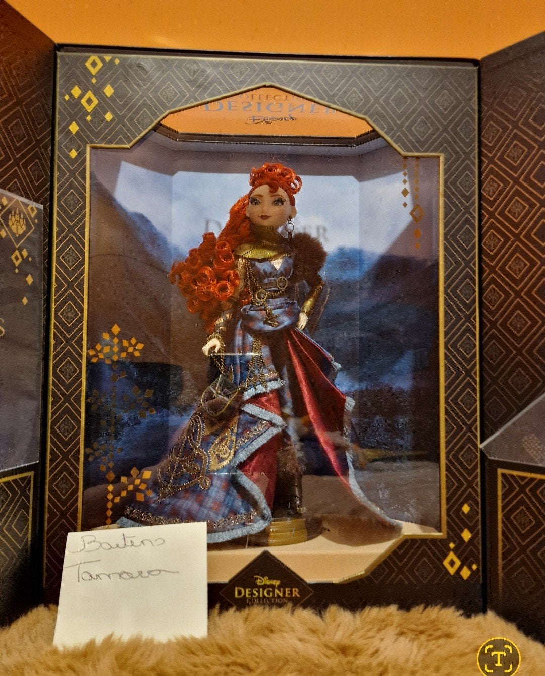 Limited edition doll Merida, Ophalen