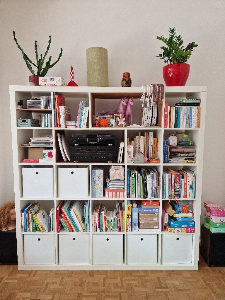 Boekenkast Ikea Kallax GERESERVEERD, Huis en Inrichting, Ophalen, Gebruikt, 150 tot 200 cm, 150 tot 200 cm