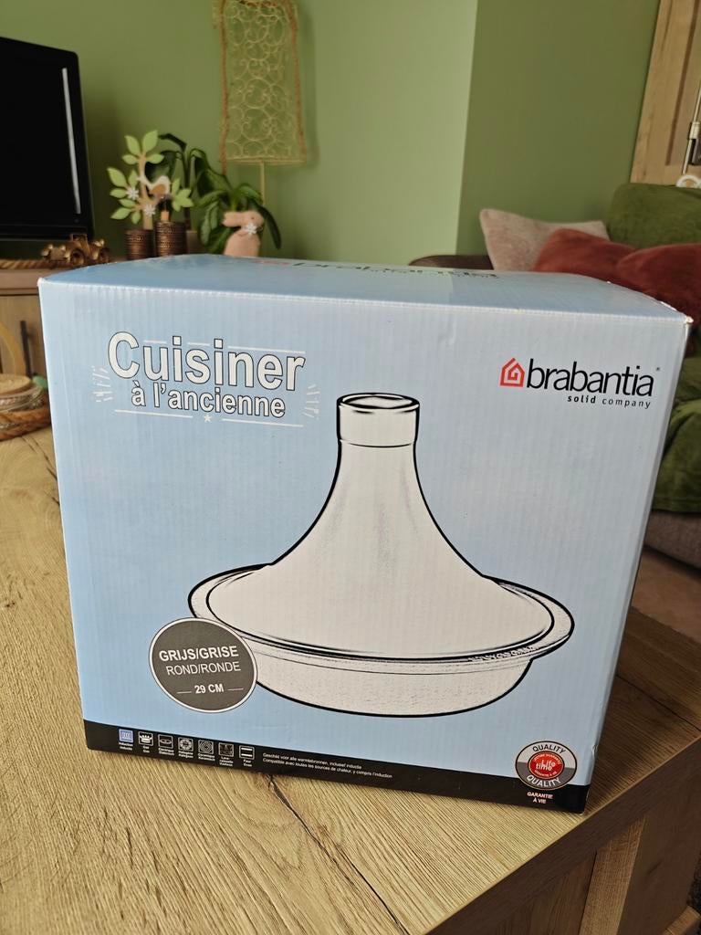 Nieuwe tajine 29 cm – in doos – nooit gebruikt, Enlèvement