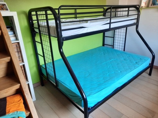 stapelbed 3 personen, Ophalen, Gebruikt, 140 cm, 200 cm