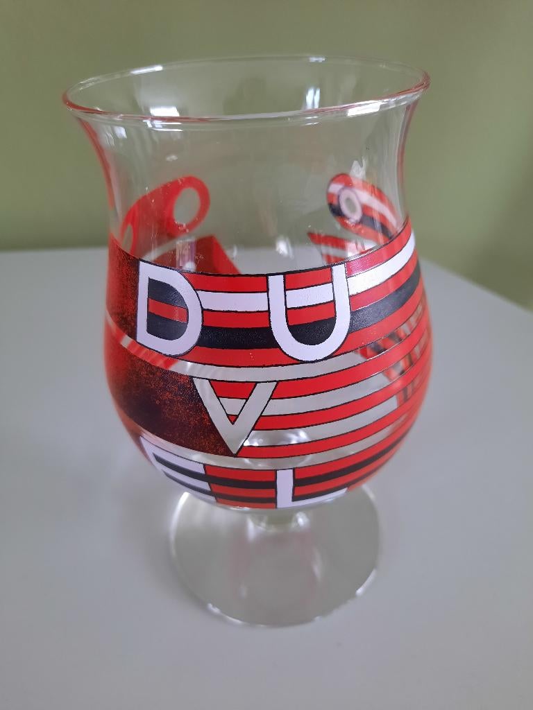 Duvel glas Stefan Glerum 2011, Verzamelen, Ophalen, Zo goed als nieuw, Glas of Glazen, Duvel