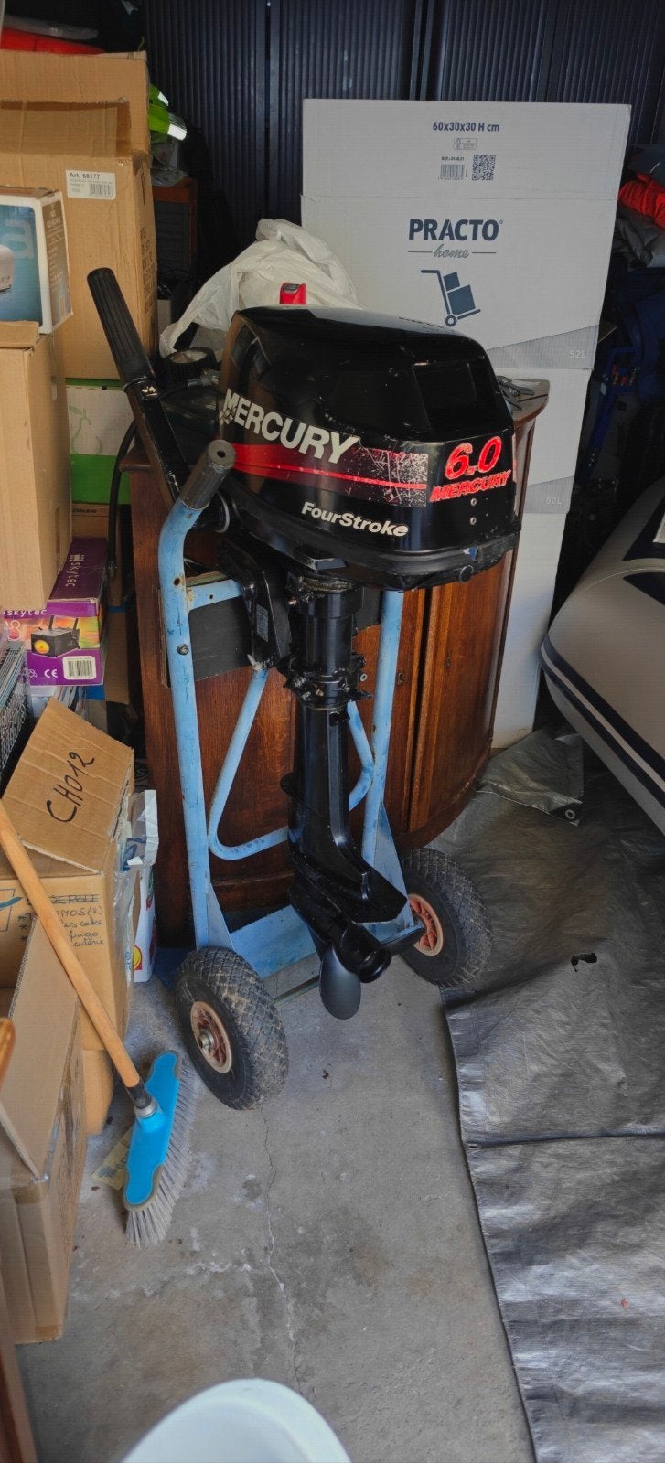 MOTEUR MERCURY 6CV 4TEMPS, Enlèvement
