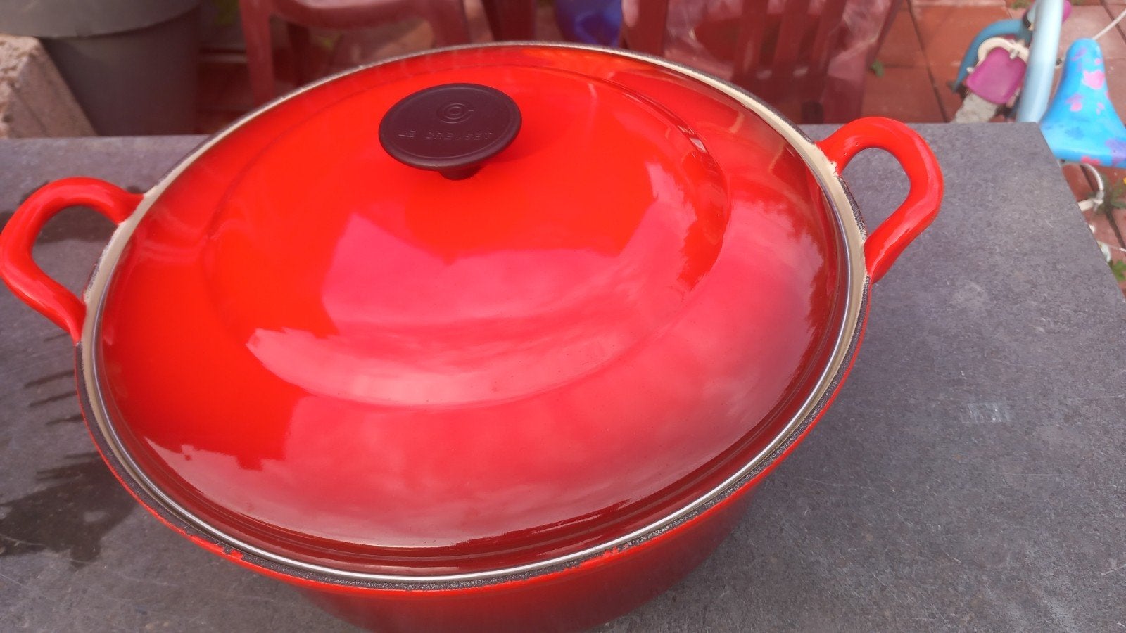 Le creuset stoofpot, Huis en Inrichting, Ophalen of Verzenden, Gebruikt, Le Creuset