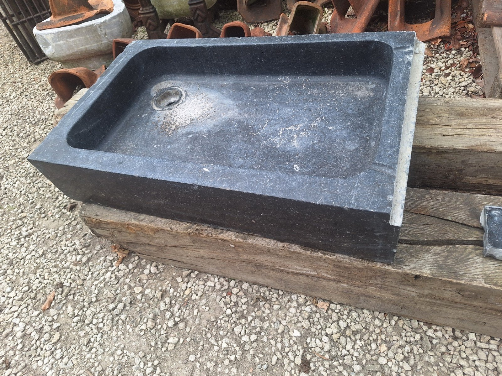 oude grote arduinen wasbak, Tuin en Terras, Buitenkeukens, Ophalen, Gebruikt, Inbouw