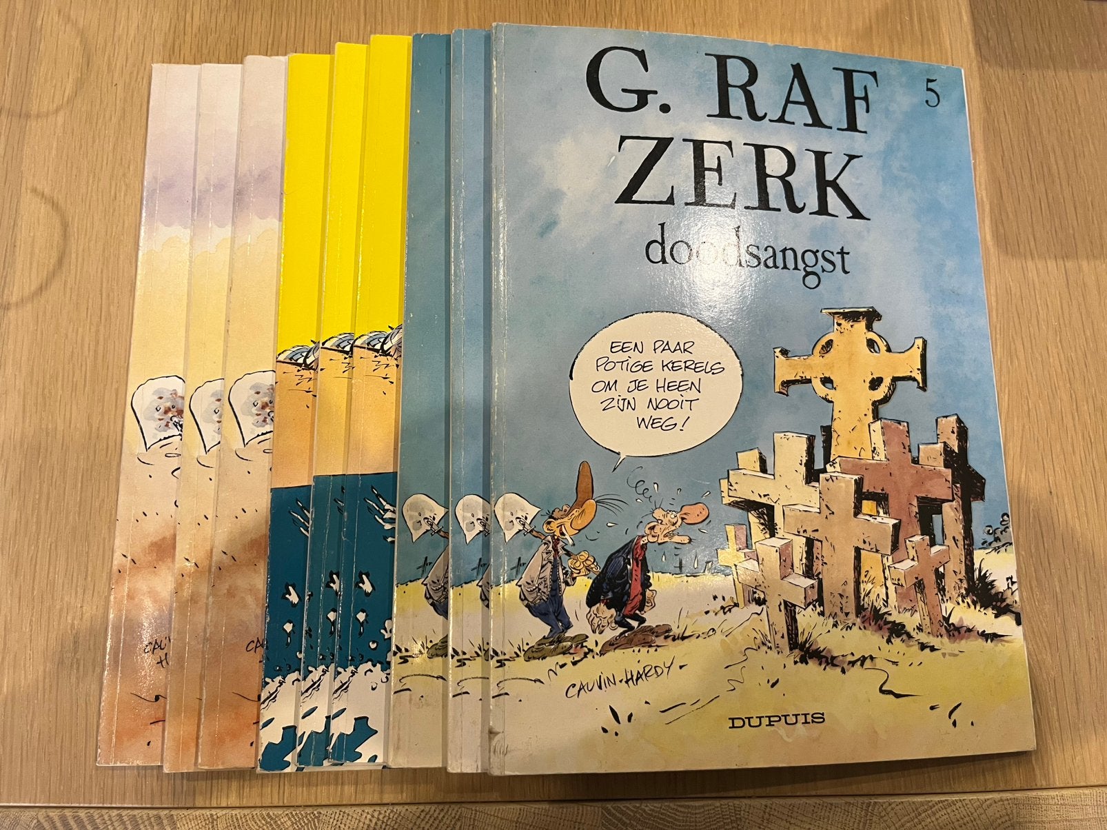 G. Raf Zerk - 3x5,3x6 en 3x7, Meerdere stripboeken, Ophalen of Verzenden
