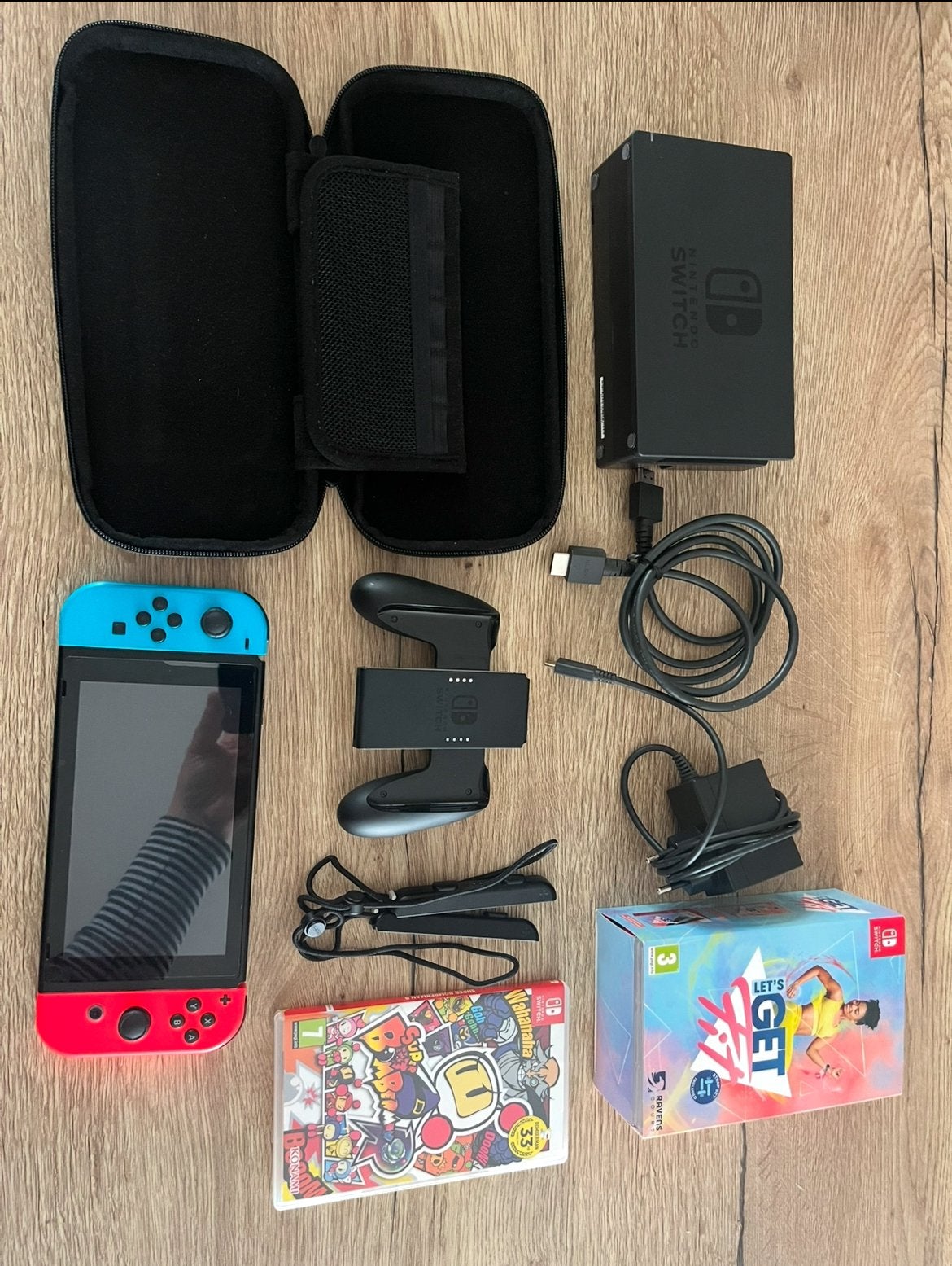 Nintendo switch lets get fit bundel, Ophalen, Zo goed als nieuw