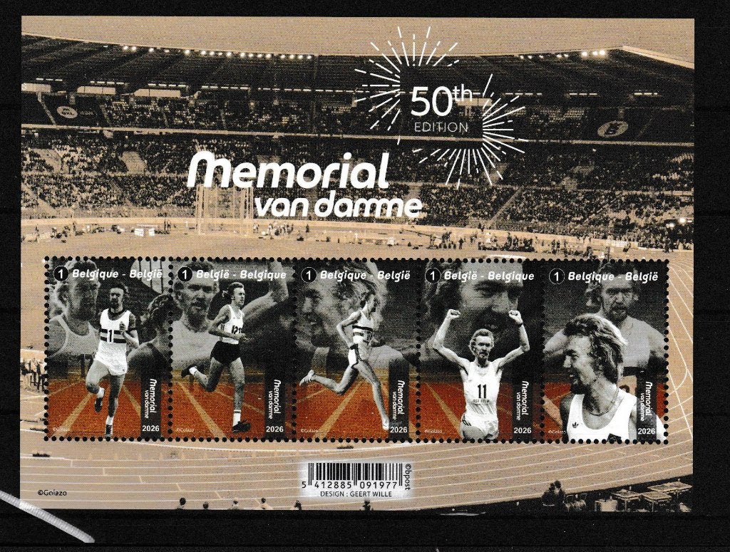 Belgium 2026 - bloc 50e éd. Mémorial Van Damme **, Enlèvement ou Envoi, Neuf