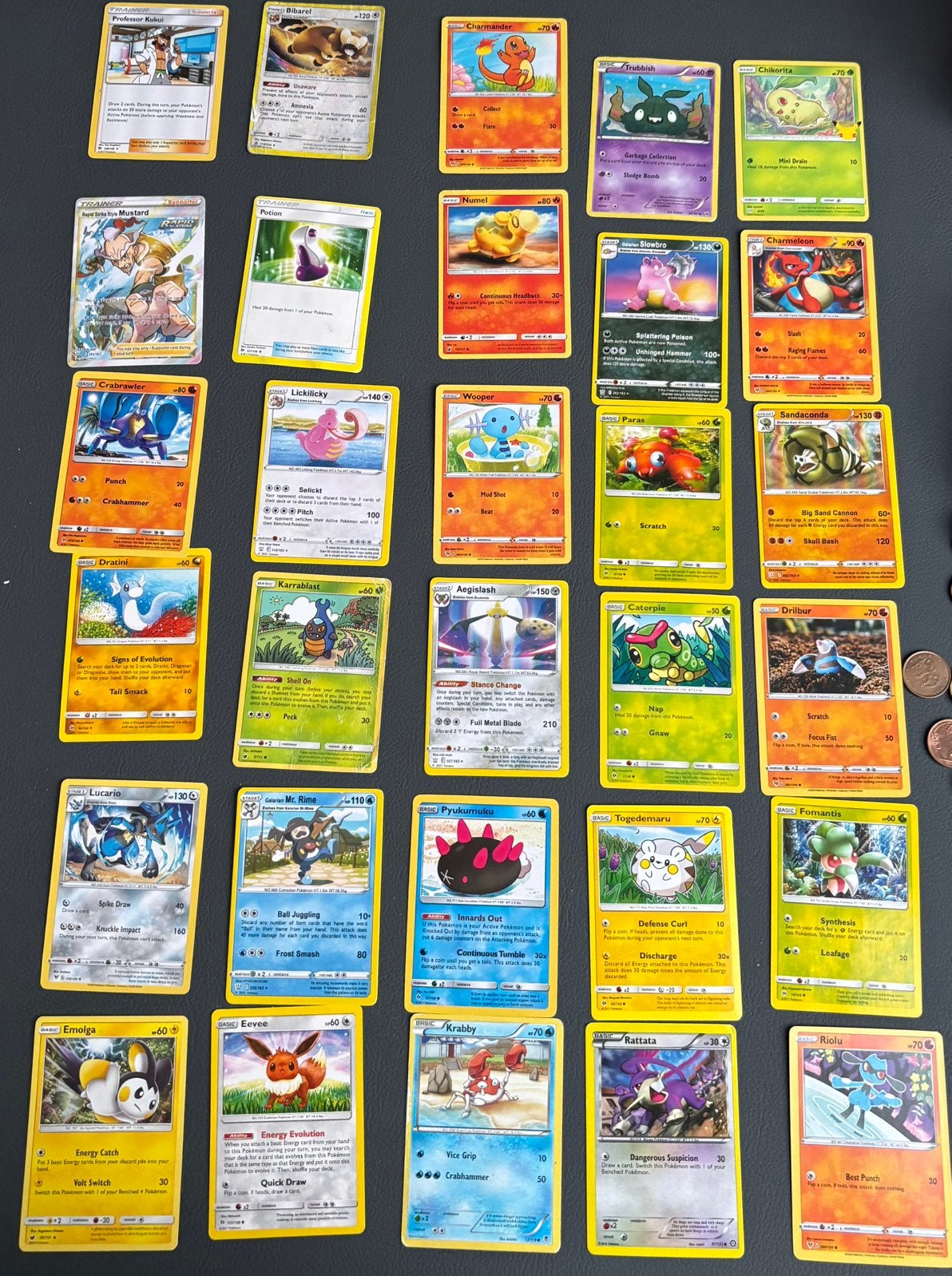 Pokémon kaarten, Envoi, Comme neuf