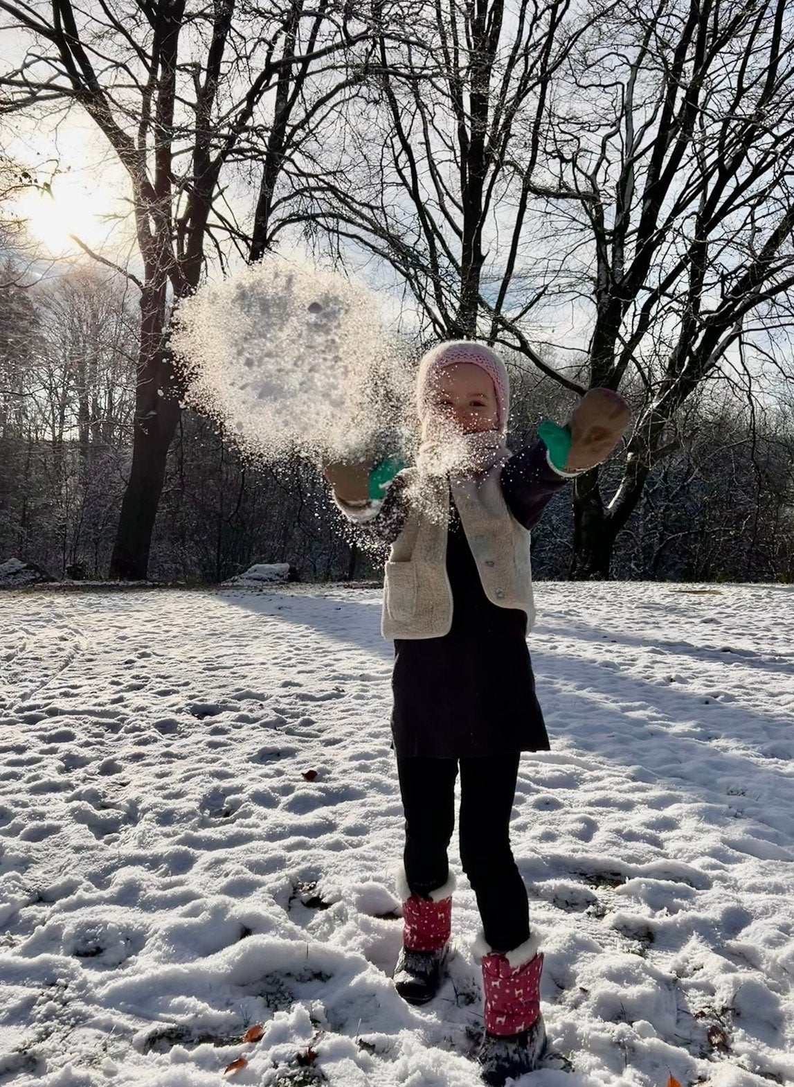 Sneeuwlaarsjes maat 30, Gebruikt, Meisje, Ophalen of Verzenden, Laarzen