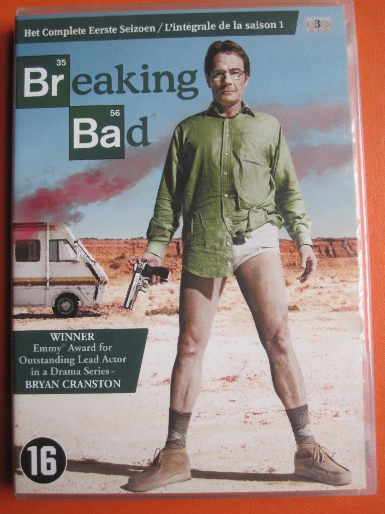 Breaking Bad Het Complete Eerste Seizoen (2008) 3 disc, Cd's en Dvd's, Dvd's | Tv en Series, Vanaf 16 jaar, Boxset, Drama, Ophalen of Verzenden