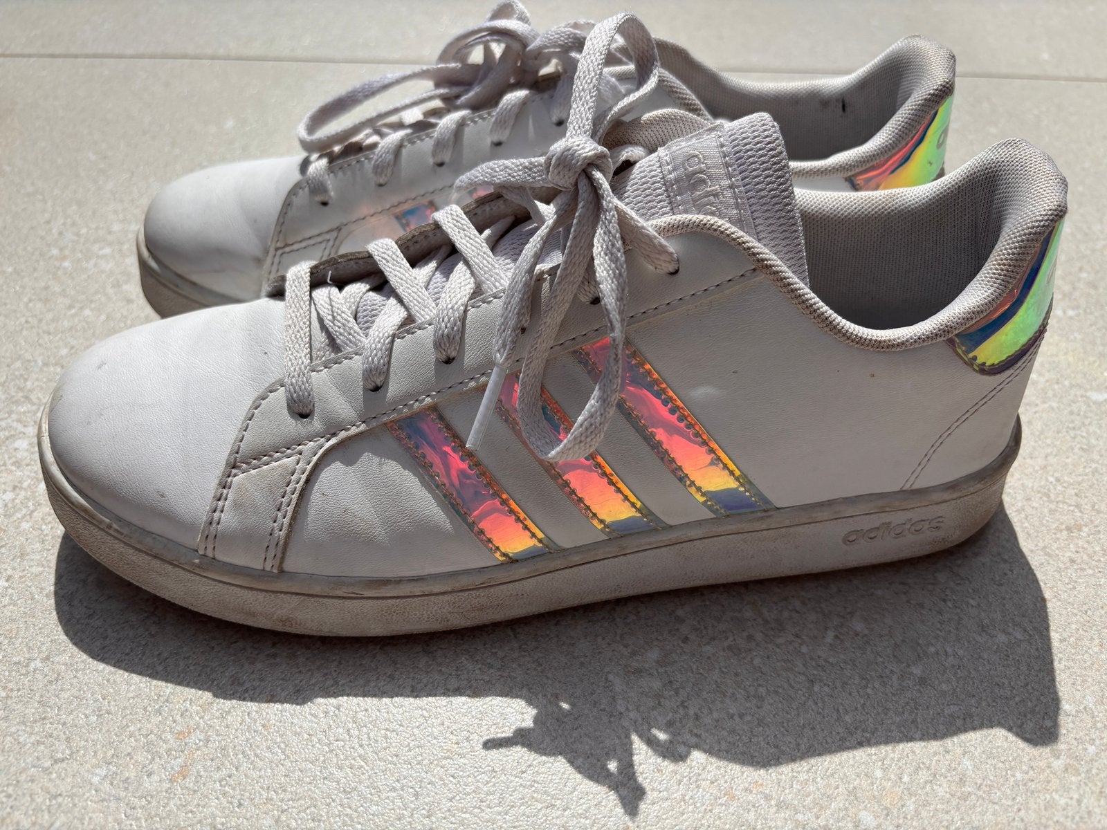 Adidas sneakers 38 2/3 wit/unicorn, Enlèvement ou Envoi, Comme neuf, Blanc, Sneakers et Baskets
