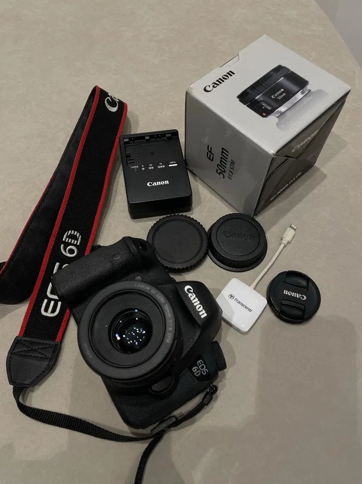 Canon 6d (fullframe) + 50mm 1.8 STM + Canon Speedlight 430ex, TV, Hi-fi & Vidéo, Pare-soleil, 20 mégapixels, Enlèvement ou Envoi